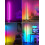 Customizable Light Modes Floor Lamp, Nordic Style with Space-saving Triangular Base Design, Dimmable LED for Reading and Relaxation, Color Changing 3