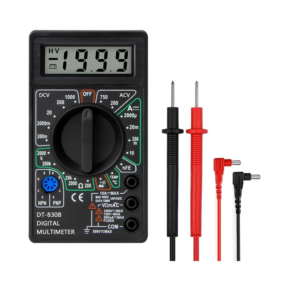 Your Essential Digital Multimeter Tester, Perfect For Automotive, Industrial & Household Applications 9128293128087