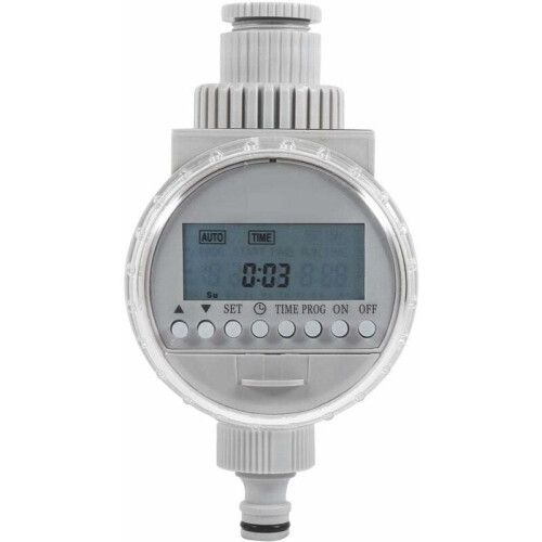 Effortless Gardening Aid, Solar-Powered Watering Timer, Programmable with Digital Intelligence for Courtyard Stereoscopic Greenery, Energy-saving