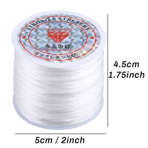 Dehnbare Armbandschnur, Perlenschnur, elastische- 1mm 1