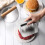 Πρέσα Burger με εργονομικό σχεδιασμό λαβής, αντικολλητική επιφάνεια που 2