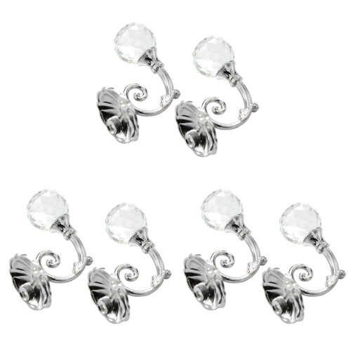 6Pares De Parede Para E Casacos Cristal Fundo 1