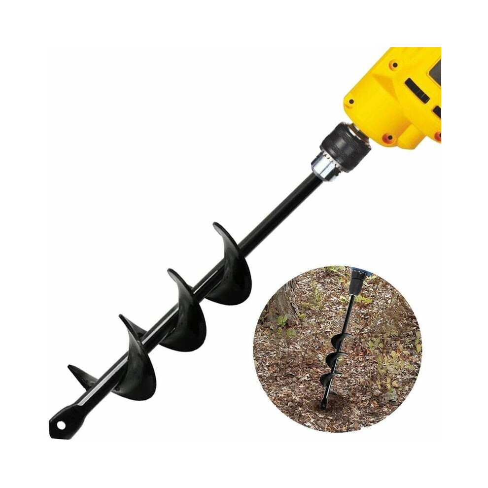 Planting Auger, Heavy Duty Garden Drill Bit, Solid Shaft Spiral Tool Improves Work Efficiency, Easy-To-Use Garden Auger For All Your Planting Needs 9405630176452
