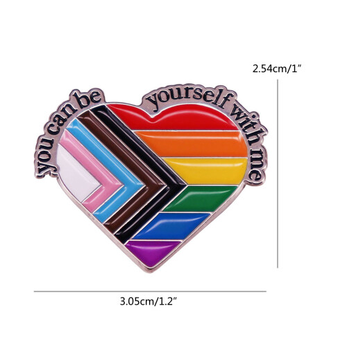 Broches multicolores pour chemise, épingle à revers, Badge de 1