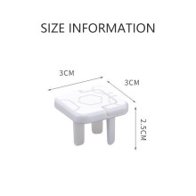 Protezioni per prese elettriche eccezionali per la sicurezza domestica, con maniglia a scomparsa per la protezione dei bambini, realizzate in
