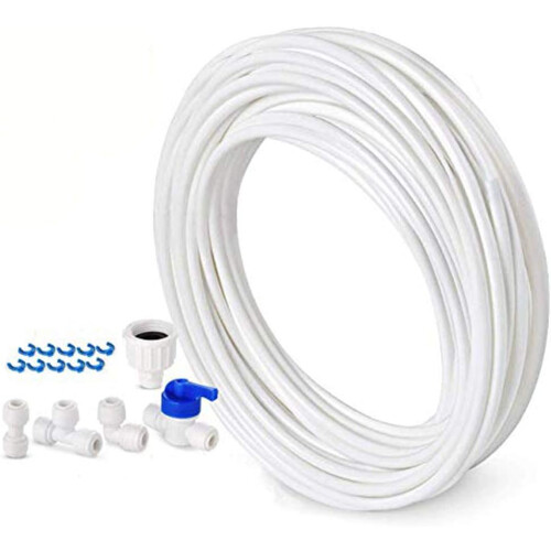 Humidifier Installation Kit Universal Compatibility Inline Valve for Water Cooler and Distributor, Easy Installation No Tools Required