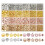 Ensemble de perles d'espacement, 2160 pièces, diverses perles de 1