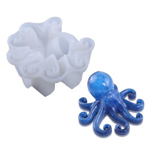Moule en Silicone en forme de poulpe, moulage de bijoux, en-UN