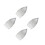 4Stk Universal Bügel Schutzpad Hitzebeständig Aluminium- Silber 8