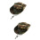 2Stk Outdoors Boonie Cap Camouflage Grün Polyester Unisex 7