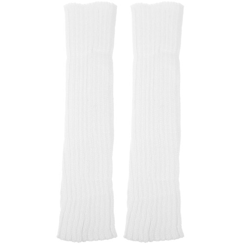 4Paren Dames Witte Armhoezen Warm En Comfortabel Half-