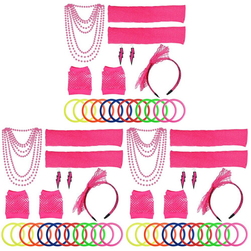 3Stk Mesh Leg Sleeves Partyset Schmuck Deko 1