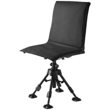 Cadeira de Caça Pivotante a 360-Duoku-Assento Dobrável e Portátil-Estrutura em Aço Durável-com Capa-Pés Anti-Entrave