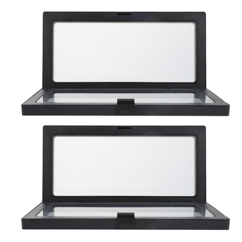 4St Duurzame Pe Floating Storage Case Zwart Sieraden Displayhouder 1