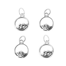 8Stk Silberschmuck Anhänger DIY Für Schlüssel Und Halskette