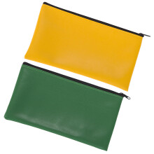 8Stk Leder - Und Geldtaschen Mit Reißverschluss, Strapazierfähig