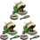 3Jgo De Dedos Biting Verde, Juguete Infantil Creativo 3