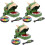 3Jgo De Dedos Biting Verde, Juguete Infantil Creativo 4