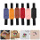 12Ud Funda Elástica Para Plumas De Cuero PU Multicolor Almacenamiento 11