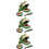 3Jgo De Dedos Biting Verde, Juguete Infantil Creativo 9