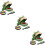 3Jgo De Dedos Biting Verde, Juguete Infantil Creativo 10