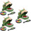 3Jgo De Dedos Biting Verde, Juguete Infantil Creativo 8