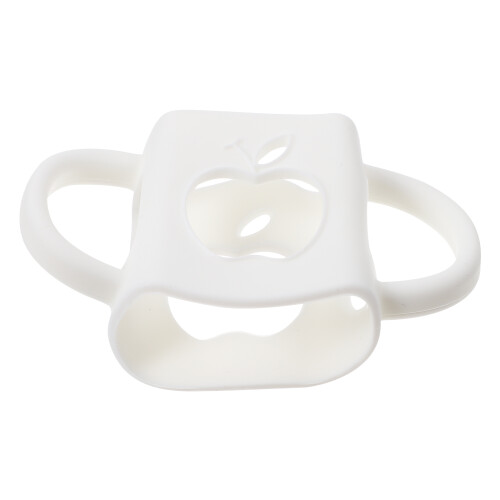 2Ud Cubierta Blanca Flexible Para Biberón Anticaída Con Mango