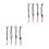 8Ud Sujetacolas Multicolor Lazos Elásticos Para Niñas 4