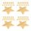 80Pz Patch Sequin Stella Khaki Per Abbigliamento, E 8
