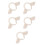 5Pz Fascia Beige Con Orecchie Pecora Cartoon Morbida E Comoda 9