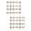400Set Rivetti Per Pelle Kit DIY Per Abbigliamento E Borse 8