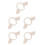 5Pz Fascia Beige Con Orecchie Pecora Cartoon Morbida E Comoda 4