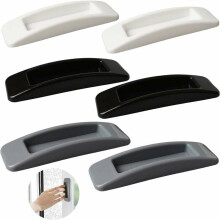 Stylish Door Handle Upgrade, Multi-Purpose Plastic Stick-On Handles for Glass Doors And Drawer Doors