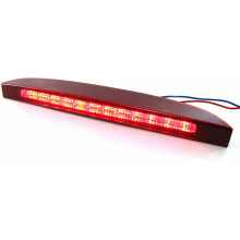 Terza luce di stop a basso consumo energetico, dimensioni originali, per Renault Clio II 1998-2006, colore rosso, impermeabile, resistente, rapida