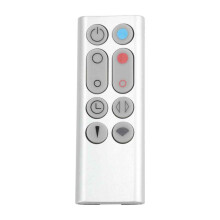 Air Purifier Remote Control, Replacement for Dyson Heat Cool Fan Infrared 3.0 Technology Ergonomic Design for Pure Hot+Cool HP00 HP01 AM09 (Silver)