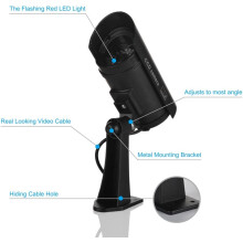 Security Camera, Elegant Contemporary Design Indoor Outdoor Use, Solar Powered Fake Surveillance With High Resemblance To Real Cameras