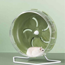 Pet Fitness Revolution: Hamsterträningshjul, Lämplig för dvärghamster, Halkfri design, Hälsosam husdjursträningskompanjon för smådjursglädje.