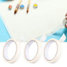 10 Rolls White Masking Tape 0.7in Easy Tear High Adhesive Paint Tape