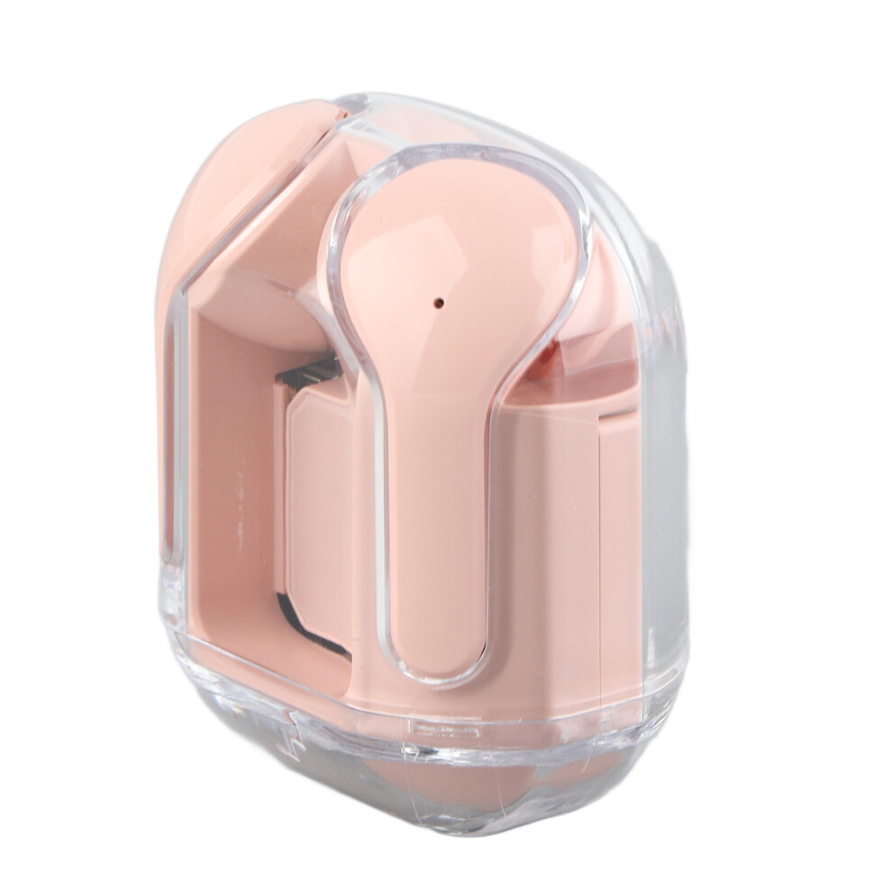 Wireless Bluetooth Earphones Noise Cancelation 30Mah Battery Pink 7621369567411