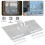 Compact Lightweight Window Screen Clips, Professional Plastic Screen Window Clip Offers Easy Installation and Enhanced Security 5