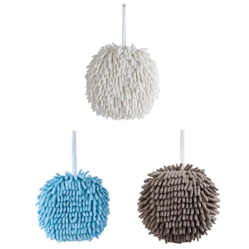Toalhas de mão de microfibra macias e absorventes, de secagem rápida, com argola para pendurar e guardar com praticidade, perfeitas para decorar