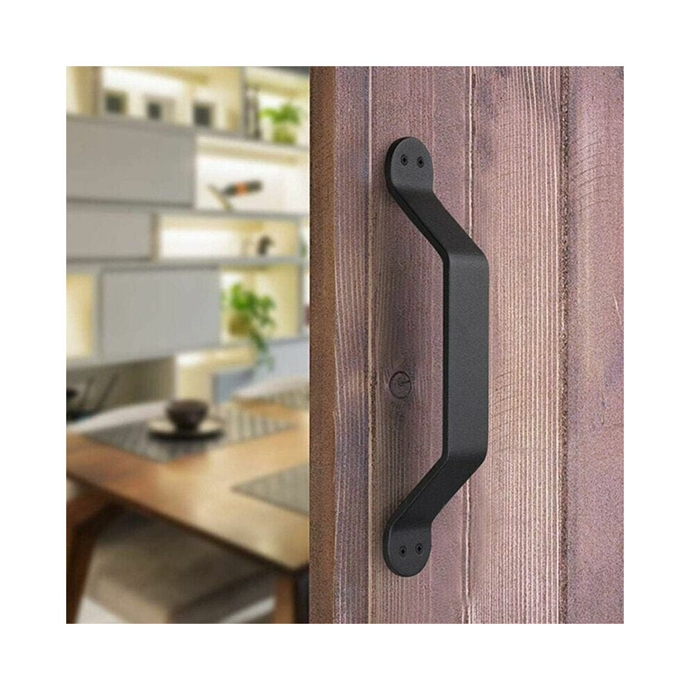Vintage Long Gate Pull Handle, Door Pull For Closets And Garages, Matte Surface Enhancing Rustic Charm, 8.9 Inch Long, Heavy Duty 9340959456635
