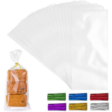 Hochtransparente Cellophan-Behandlungsbeutel, dicke und starke einseitig dicke Beutel für zuverlässige Dampfsperre, aufwendige