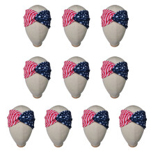 Čelenka s vlasteneckou americkou vlajkou, elastická, priedušná, unisex