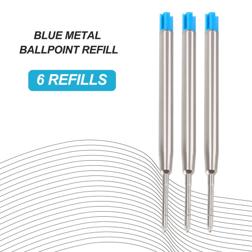 6 ballpoint pen refills 10 cm  large refill refills 2
