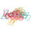 Metal Paper Clips 24 Pieces in PVC Box Bone 1