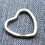 20Pcs Heart-Shaped Split Rings Key Rings 6