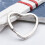 20Pcs Heart-Shaped Split Rings Key Rings 5
