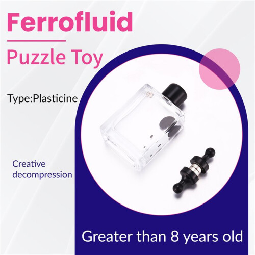1Piece Puzzle Ferrofluid Magnetic Display / Ferrofluid in a Bottle 1