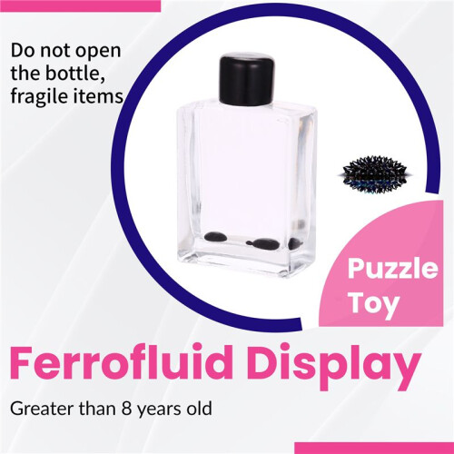 1Piece Puzzle Ferrofluid Magnetic Display / Ferrofluid in a Bottle 2